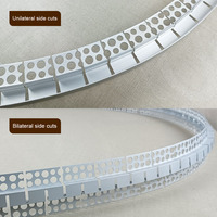 Canal d'extrusion de profilés en aluminium pliable à LED pour cloisons sèches avec diffuseur Plâtre intégré Forme incurvée flexible pour plafond