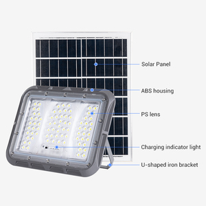 Lampu Sorot LED Tenaga Surya IP66 Tahan Air Bahan ABS Baterai LiFePO4 Sudut Sorot 120 Derajat Suhu Warna 3000K-6500K Daya 50W-300W - Product Image 1