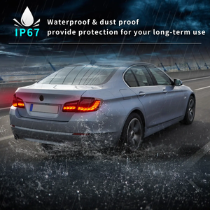 مصابيح خلفية DK <span class=keywords><strong>Motion</strong></span> LED معدلة لسيارات BMW الفئة الخامسة F10 F18 موديلات 2011-2017، إضاءة خلفية للسيارة وملحقات BMW 520i 523i 528i - Product Image 5