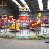 Tambour fixe à air pour parc d'attractions, accessoire de tambour fixe, figurines rotatives en forme de sirène tagada, pour centres commerciaux