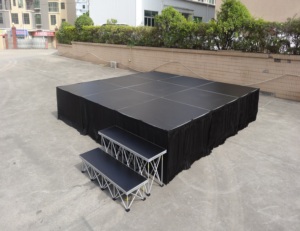 Outdoor portable folding <b>stage</b> mobile lighting wedding <b>stage</b> - Product Image 3