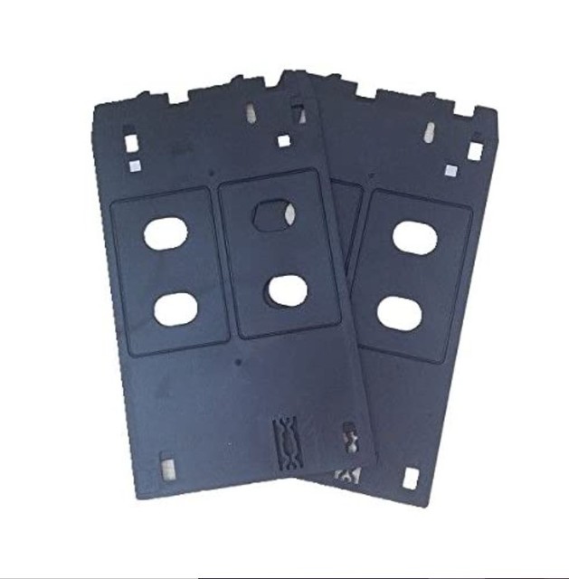 Factory Wholesale Price Durable Black Inkjet PVC CR80 ID Card Tray for E-pson Printers China-Made MOQ 10 135x294x2mm