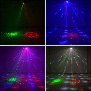 Moonflower Laser Strobo Derby Effetti Gobo Effetti DJ di Illuminazione Della Discoteca HA CONDOTTO LA Luce 4 in 1 Per Mobile DJ - Product Image 6
