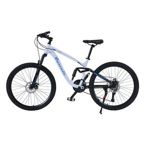 Bicicletta da <span class=keywords><strong>Montagna</strong></span> a Basso Prezzo, Telaio in Acciaio ad Alto Tenore di Carbonio, 26 Pollici, 27 Velocità, Freni a Disco, Sospensione Completa - Product Image 3