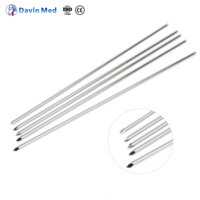 Fil de Kirschner vétérinaire Davin, acier inoxydable médical, broche orthopédique, broche Steinmann pour système de fixation externe