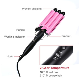 Fer à friser automatique, 3 barils, attelle à permanente en céramique, bigoudi professionnel, outils de coiffure - Product Image 4