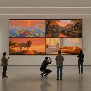 Cao làm mới trong nhà cố định 12 mét 18 Mét Màn hình LED Rạp chiếu phim tại nhà phòng điều khiển cửa hàng bán lẻ kỹ thuật số biển và hiển thị - Product Image 1