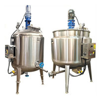 Homogénéisateur automatique à moteur AC en acier inoxydable SUS304 haute sécurité, capacité 100L/200L, pour émulsification cosmétique et mélange de parfums