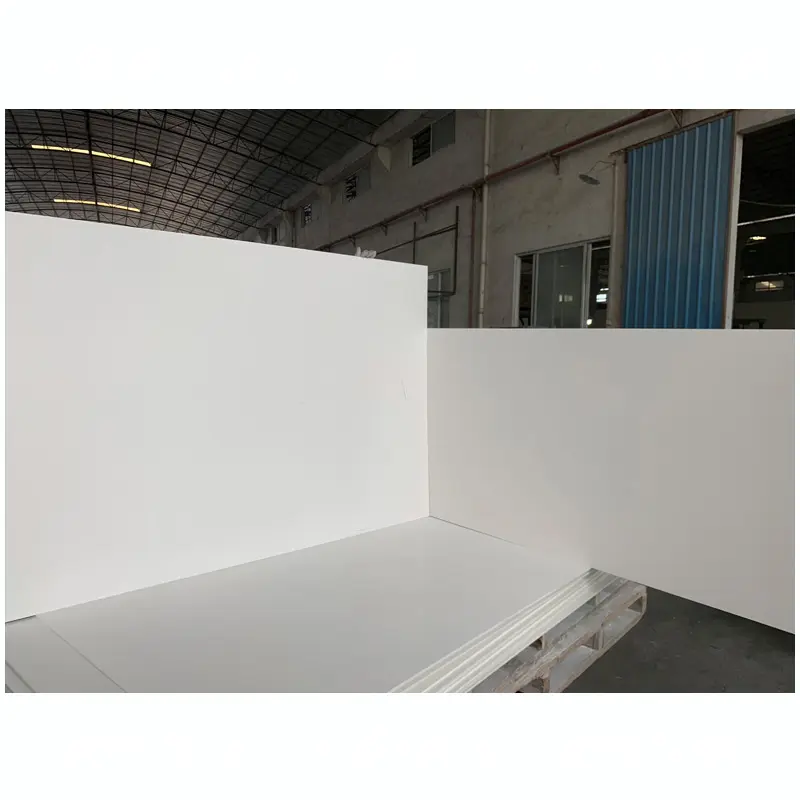 Versand bereit Solid Surface: Reine weiße Acryl platten für Innen architektur projekte