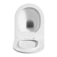 WC suspendu en céramique sanitaire avec cuvette ronde, ensemble bidet et réservoir