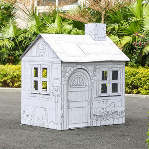 Maison de jeu <span class=keywords><strong>en</strong></span> <span class=keywords><strong>carton</strong></span> <span class=keywords><strong>en</strong></span> forme de <span class=keywords><strong>fusée</strong></span> pour enfants, papier à dessin créatif éducatif <span class=keywords><strong>en</strong></span> gros - Product Image 5