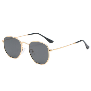 <span class=keywords><strong>Gafas</strong></span> de Sol Redondas con Marco Metálico 2026, Protección UV400, Estilo Vintage para Hombre, Polarizadas, Tipo Piloto - Product Image 2