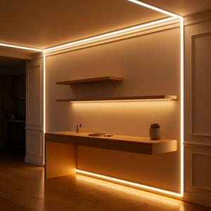 Tira de Luz LED de Silicona COB de 16*16mm, Curvada Superiormente, Neón, DC24V, 120L/480L, Sin Puntos Visibles, Excelente Calidad, IP67 Impermeable, para Uso Comercial - Product Image 5