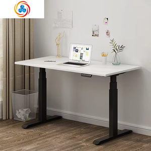 M&W New Arrival Dual Motor Table Height Adjustment Electric Adjustable Office <b>Desk</b> - Product Image 4