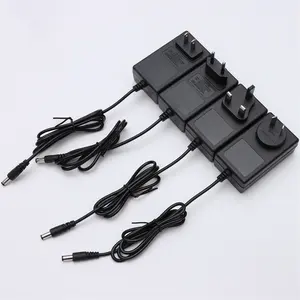 U.S. Gauge 12V 3a DC Power Adapter 36W Input 100-240V Charger with Plug-In Connection 12V 3000ma Power Supply
