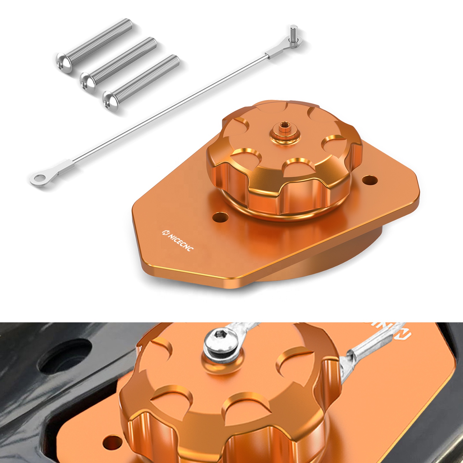 ADESIVO in resina gel 3D PROTEZIONE TAPPO SERBATOIO MOTO compatibile