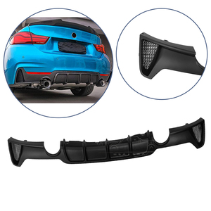 Accessoires de décoration de voiture Tuyau d'échappement simple droite gauche Diffuseur de becquet arrière MP pour <span class=keywords><strong>BMW</strong></span> <span class=keywords><strong>Série</strong></span> <span class=keywords><strong>4</strong></span> F32 F33 F36 2014-<span class=keywords><strong>2020</strong></span> - Product Image 1