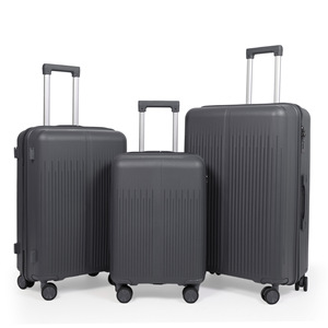 Set di Tre Valigie in Poliestere Ultra-leggero da 20 Pollici, Grande Capacità, <span class=keywords><strong>Ruote</strong></span> Universali, Chiusura con Password - Product Image 2