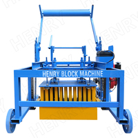 Machines de construction QMD4-45 Machine de moulage de blocs Machine de fabrication de briques en Afrique