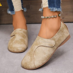 <span class=keywords><strong>Ballerine</strong></span> da <span class=keywords><strong>Donna</strong></span> Primavera-Estate Stile Vintage, Tinta Unita, Punta Rotonda, Chiusura con Gancio e Anello, Leggere e Traspiranti, Tomaia in PU Morbido - Product Image 1