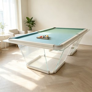 Tavolo da <span class=keywords><strong>Biliardo</strong></span> Moderno di Lusso in Vetro Temperato, <span class=keywords><strong>Dimensioni</strong></span> Standard per Villa, Casa e Club - Product Image 1