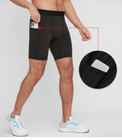 Leggings de compression personnalisés pour hommes, collants de course, shorts de sport pour hommes, entraînement athlétique