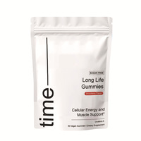Gummies sans sucre à marque privée avec Urolithin A, fibres alimentaires, soutien antioxydant, énergie cellulaire, force musculaire