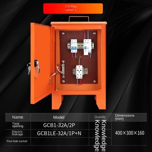 กล่องจ่ายไฟแบบพกพาแหล่งจ่ายไฟชั่วคราวกันน้ำกลางแจ้งปรับแต่งได้ - Product Image 3