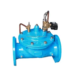 600X Solenoid Operated Control Valve Hydraulic Water Control Valve DN50-DN1000 ductile iron body