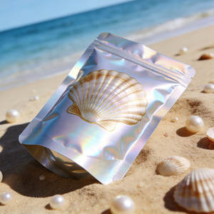 Bolsa de Embalaje con Cierre Hermético, Personalizada con Impresión, de Mylar, con Cierre Zip, Holográfica, Láser, con Base, Termosellable, Venta al Por Mayor - Product Image 5