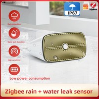 Nouveau capteur d'inondation et de fuite d'eau étanche Tuya Zigbee 2026 avec contrôle par application pour alarme d'inondation intelligente