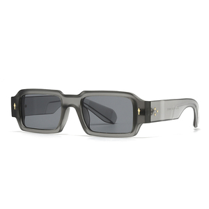 MS CP6080 Lunettes de fête carrées Rectangle rétro Hommes Montures PC Lunettes de soleil pour femmes Toutes formes de visage Logo personnalisé <span class=keywords><strong>Film</strong></span> Star Lunettes de soleil - Product Image 4