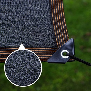 Tapis de tente noir 600X300 cm auvent tapis de Camping en plein air perméable à l'eau tapis de sol pour camping-car caravanes voiles d'ombrage et filets - Product Image 5