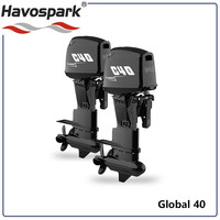 Moteur hors-bord électrique Havospark G40, poussée de 395 kg, propulseur marin de 40 kW, 1650 tr/min, pour kayaks de pêche, bateaux de petite et moyenne taille, yachts