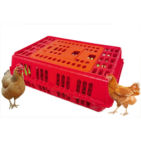 Cage de transport et d'élevage de haute qualité pour volailles, de grande capacité, nouveau design, en caoutchouc, pour poulets, canards, lapins, poussins et oiseaux