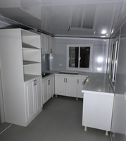 Maison conteneur modulaire extensible à prix d'usine avec cuisine, chambre et atelier pour la location