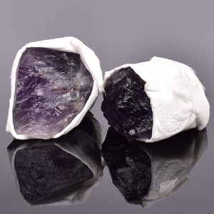 Bán Buôn Pha Lê Khoáng Sản Thạch Anh Tự Nhiên Giấc Mơ Thạch Anh Tím Thô Nguyên Liệu Đá Cho Chakra Chữa Bệnh Sản Phẩm Hộp Set - Product Image 6