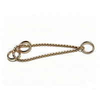 Chaîne de collier Martingale pour chien en acier inoxydable 304, Collier de dressage réglable à glissement pour chien, Chaîne Martingale Serpent multicolore personnalisable