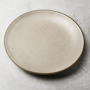 磁器ステーキプレートテラーヴァジラプラトスマットクリームカラーディナーセラミックプラッター日本ホテルレストラン料理 & プレート - Product Image 3