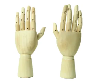 Xinyue Thương hiệu bán buôn có thể điều chỉnh khớp nối tay gỗ mannequin cánh tay gỗ cho phác thảo vẽ mannequin