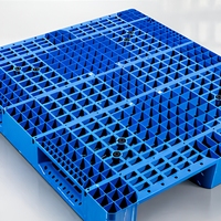 Palette en plastique de style européen, design empilable et peu encombrant, avec emballage de palette pour le stockage