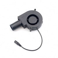 Ventilateur centrifuge 5V 12V NMB à roulement à billes 4 pouces 97mm x 33mm, mini souffleur turbo à air avec contrôleur de vitesse variable