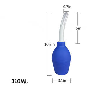 Doccia per Enema per Pulizia Vaginale <span class=keywords><strong>e</strong></span> Anale per Uomini <span class=keywords><strong>e</strong></span> Donne, Giocattolo Sessuale, Colore Blu, 310ml - Product Image 6