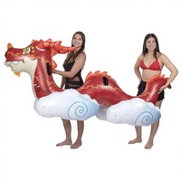 Bateau Dragon Gonflable Personnalisé de 213 cm pour la Course – Flotteur Aquatique pour 2 Personnes pour Pagaie en Piscine – Vente en Gros Direct Usine