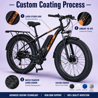 Vélo de Montagne Électrique Prix Usine 26'' Moteur Moyeu Arrière Frein à Disque 7 Vitesses 250W 10Ah Vélo Électrique Urbain NFC Booster Stock