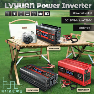 Onduleur de voiture LCD Foval 1500W <span class=keywords><strong>2000W</strong></span> 2600W dc à ac 12v 24v à 110v 220v alimentation d'usine onduleur à onde sinusoïdale modifiée - Product Image 5