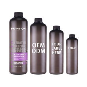 PUVANOA Keratin Collagen Soft and Smooth Make <strong>Hair</strong> Style <strong>Straight</strong> <strong>Hair</strong> Rebonding Perm Lotion <strong>Cream</strong> 800ml NO.2 and NO.3 - Product Image 4