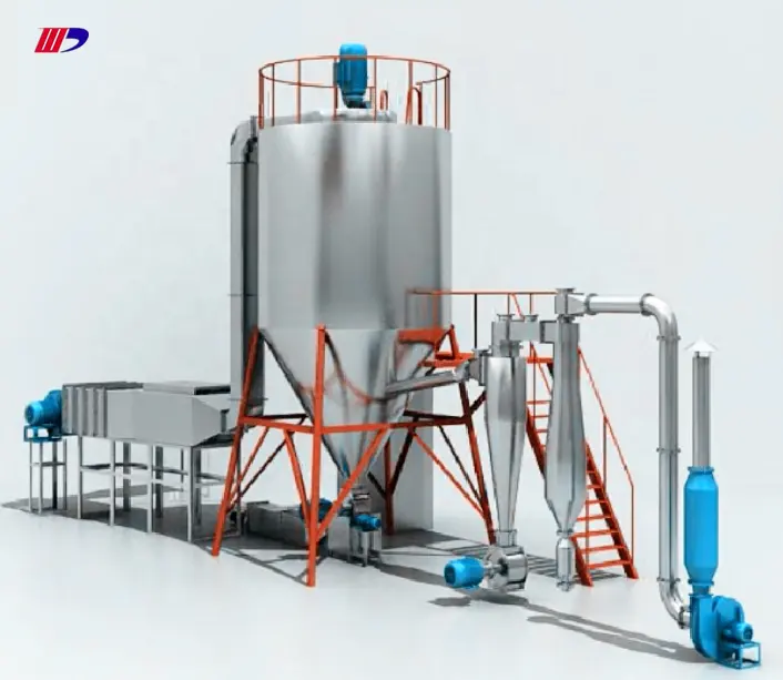 Powder spray drying machine / spray drying tower detergent powder plant /spray dryer price