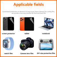 Película de Hidrogel con Revestimiento Oleofóbico, Protectores de Pantalla Líquidos Nano TPU HD, Película de Hidrogel de Privacidad para Teléfonos Móviles, Laptops y Tabletas