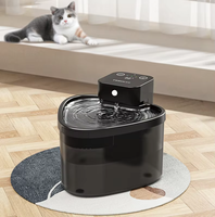 Fontaine à eau intelligente pour chat Vansity OEM, matériau ABS, capteur temporisé, logo personnalisé, fontaine à eau rechargeable pour animaux de compagnie